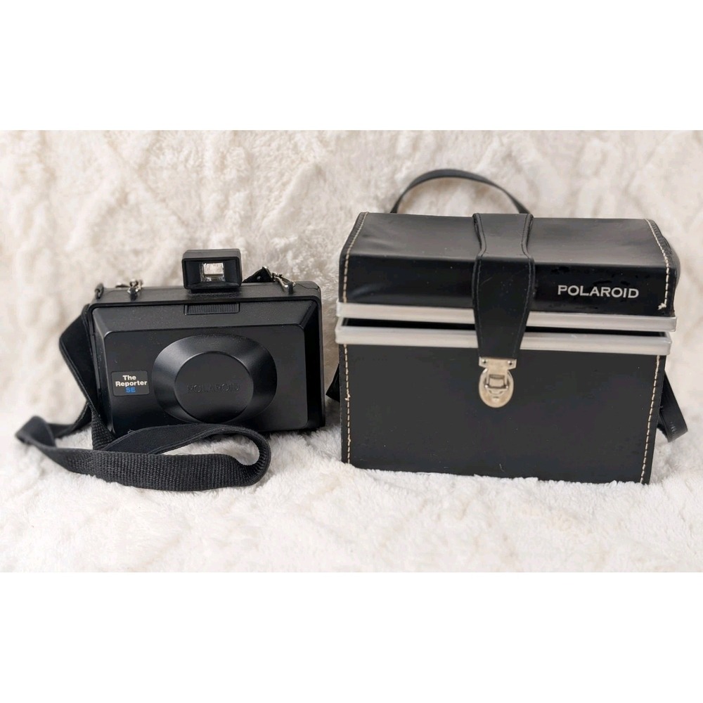 Polaroid Reporter SE Land Camera Colorpack w/ Case Vintage Untested